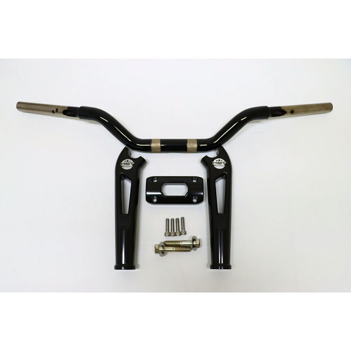2024以降 ロードグライド、2023以降 CVOロードグライド/ST 10インチ APEXライザー/モトハンドルバーセット (グロスブラック) KSTカスタムズ6