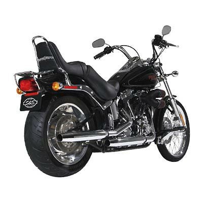 S＆S テーパード・スリップオン・マフラー FLSTC、FXST/B/C、FXCW/C-01