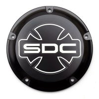 M8 ソフテイル アイアン・ダービーカバー (グロスブラック) サンディエゴカスタムズ