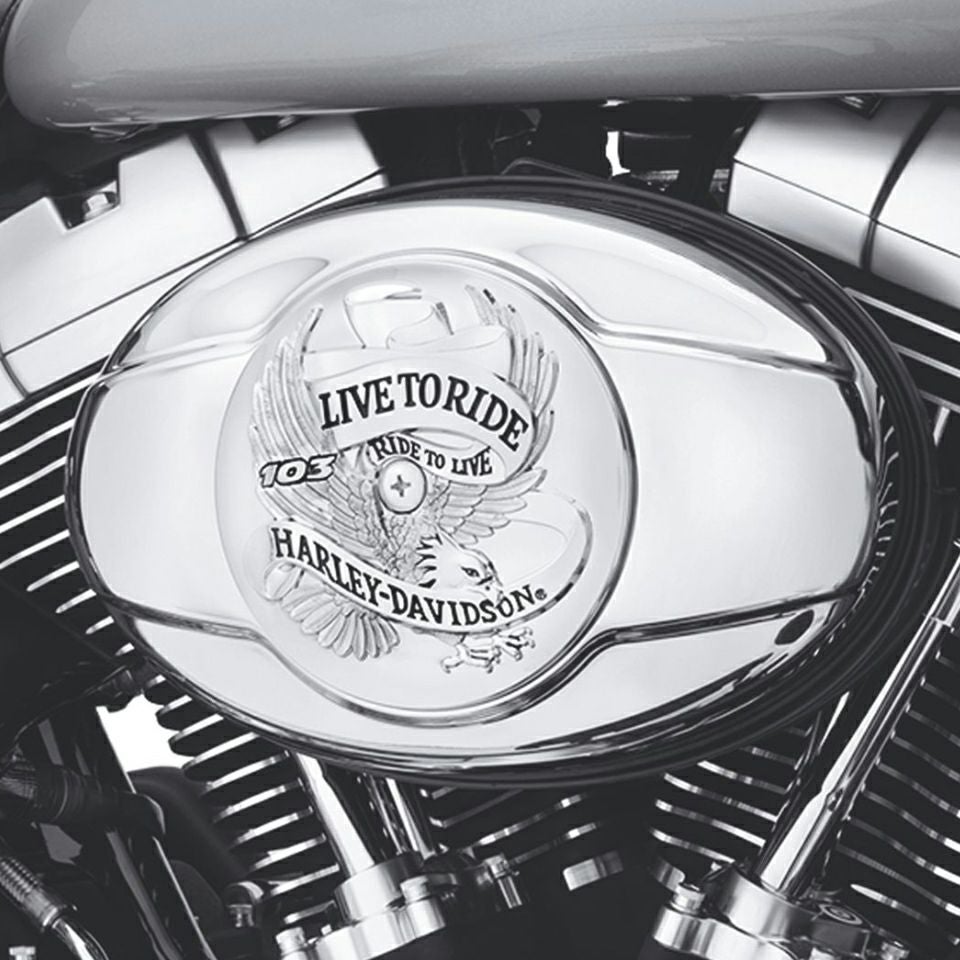 クローム Live to Ride ロゴコレクション　エアクリーナートリム　103ロゴ-02