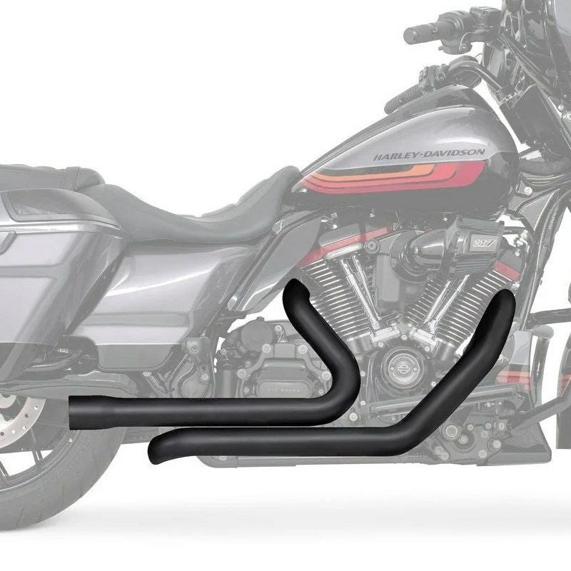 M8 ツーリング トゥルーデュアルエキゾーストパイプ (ブラック) フリーダムパフォーマンス3