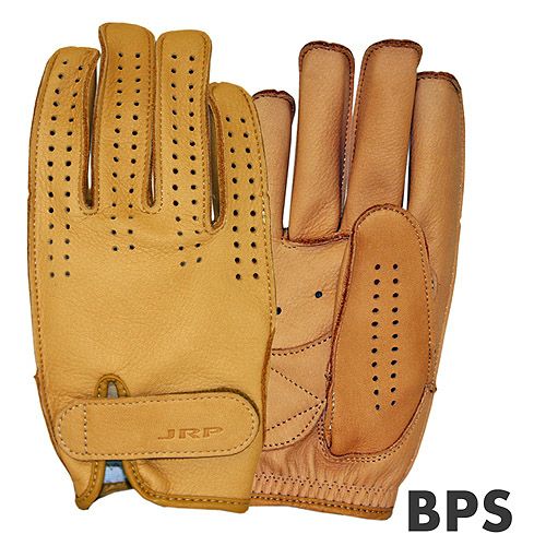 BPS シリーズ パンチングメッシュ バイクグローブ ショートタイプ タン JRP