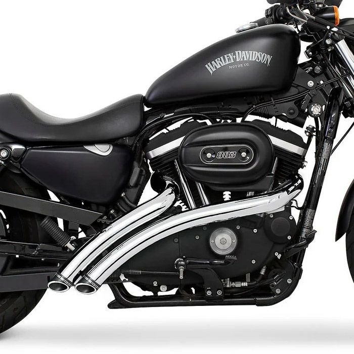 BASSANI RadialSweepers マフラー ブラック スポーツスター |ハーレー