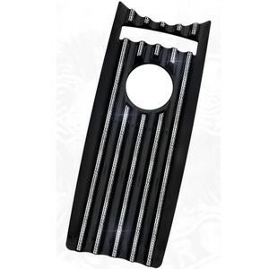 COVINGTONS　ダッシュ・インサート　ブラックダイアモンドカット　'08以降ロードキングモデル-01