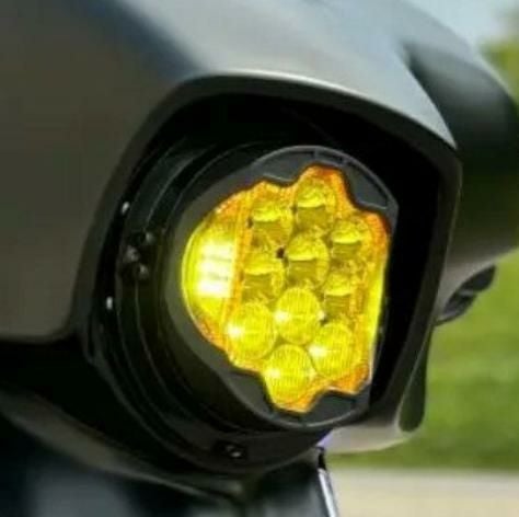 HOGWORKZ ゴールドトゥース 7インチLEDパフォーマンスヘッドライト