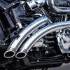 2007～2017 ロッカー、ブレイクアウト ラジカルラディウス フルエキゾーストマフラー スラッシュ (クローム/コントラスト) フリーダムパフォーマンス