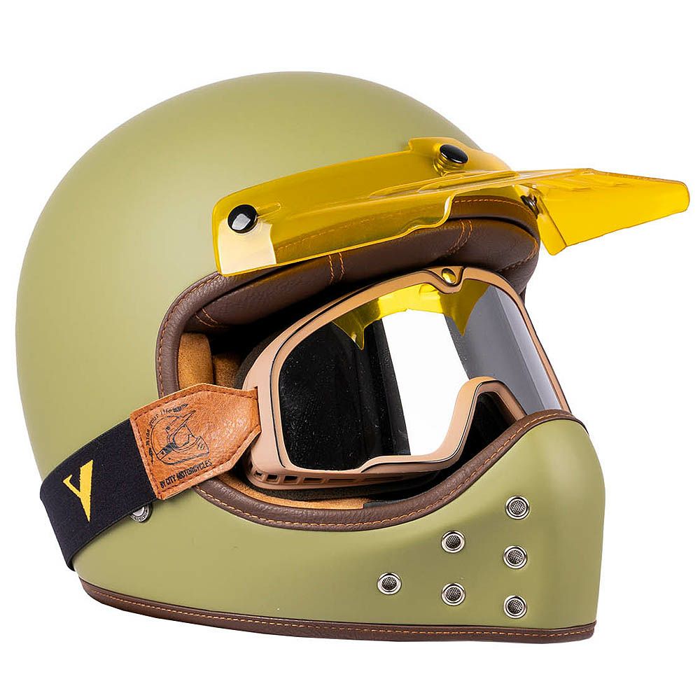 フルフェイス ヘルメット THE ROCK グリーン By City 3