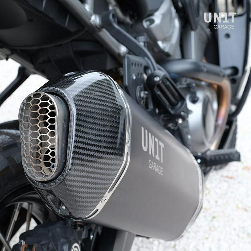 AKRAPOVIC ハーレー パンアメリカ用ステンレス・リンクエキゾースト