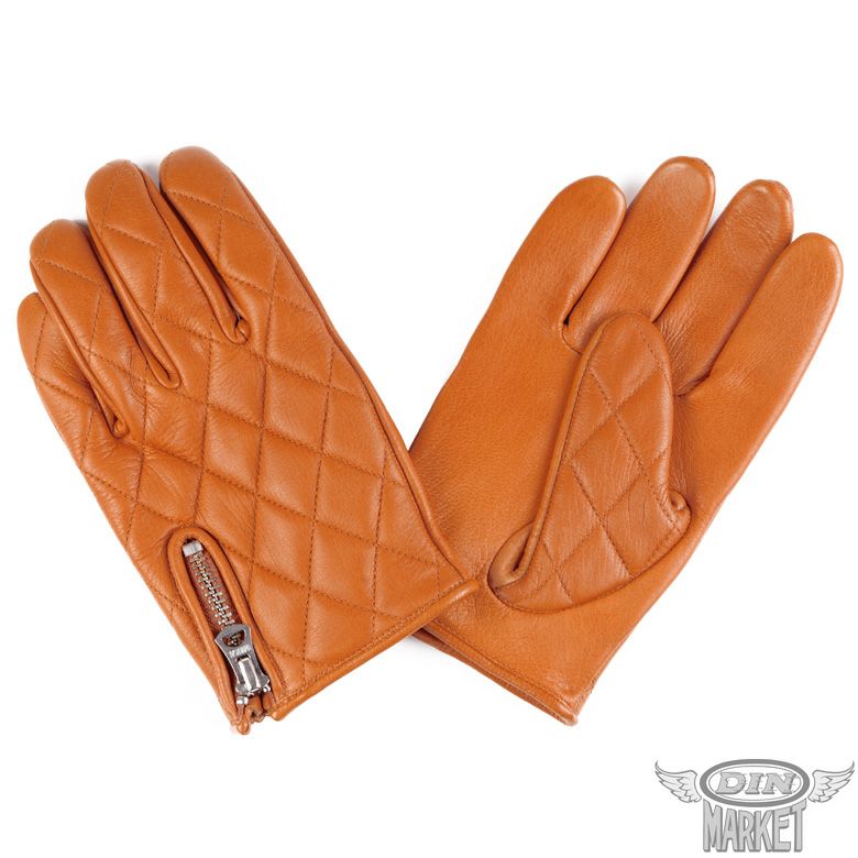クラシック ダイアモンドステッチ グローブ キャメル GMG