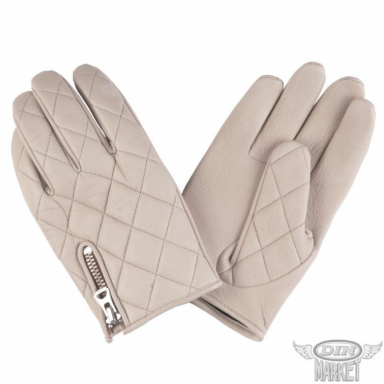 クラシック ダイアモンドステッチ グローブ アイボリー GMG