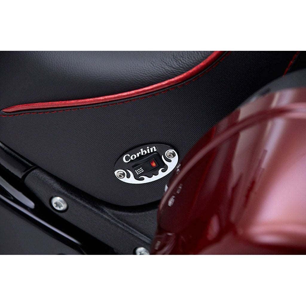 M8 ローライダー/S/ST、スポーツグライド ウィドウメーカー・ツーアップシート (ヒート機能付) コルビン11