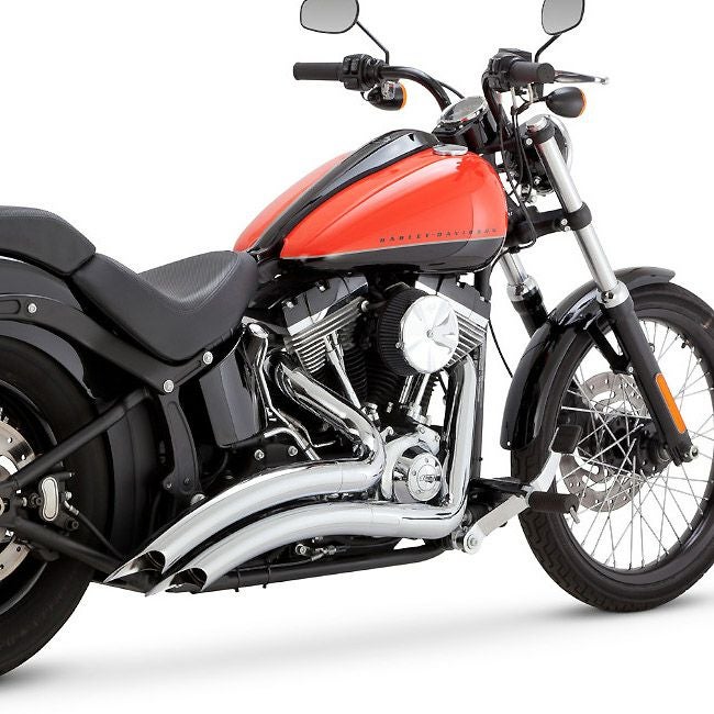 1986～2017 ソフテイル ビッグラディウス フルエキゾーストマフラー (クローム) バンスアンドハインズ