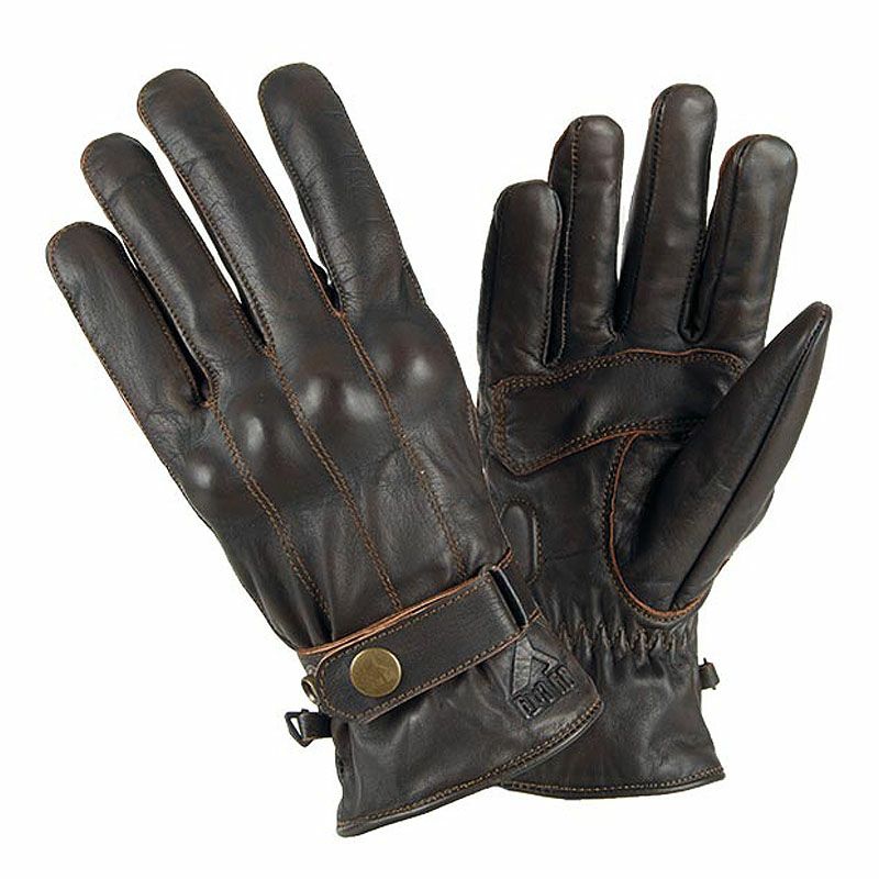 ELEGANT MAN ウインター レザーグローブ ブラウン By City