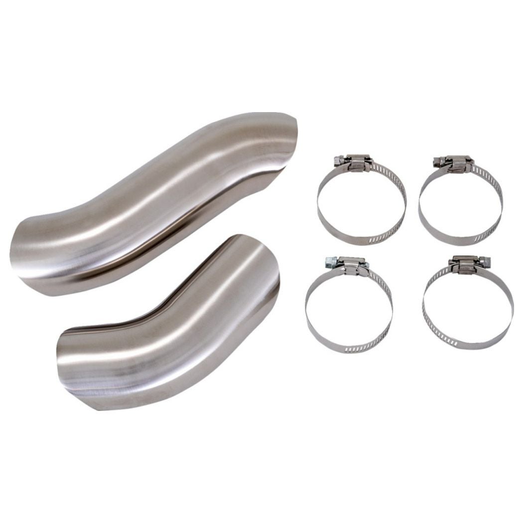 M8 ツーリング ハイアウトプット RR フルエキゾーストマフラー用 ヒートシールド (ステンレス) バンスアンドハインズ1