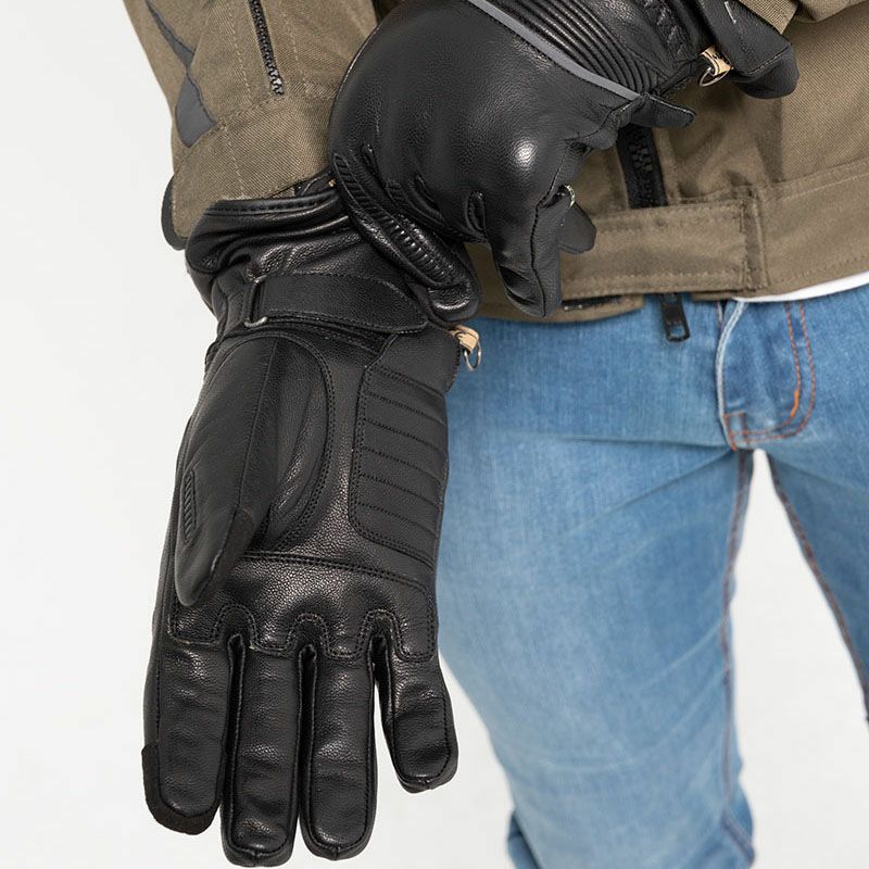 LYON MAN ウインター レザーグローブ ブラック By City 3