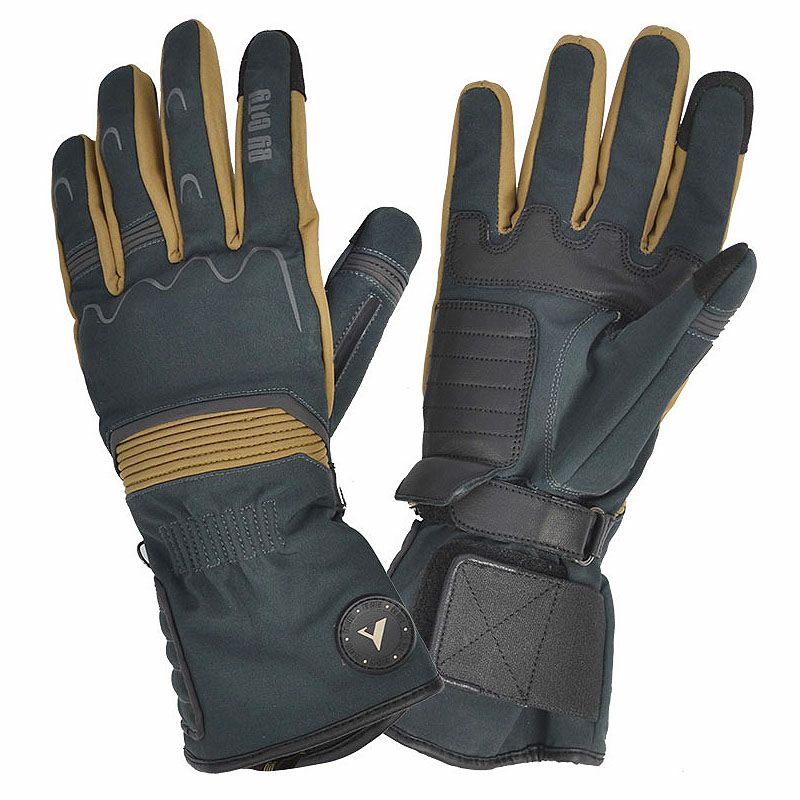 Touring MAN ウインター グローブ グリーン/ベージュ By City