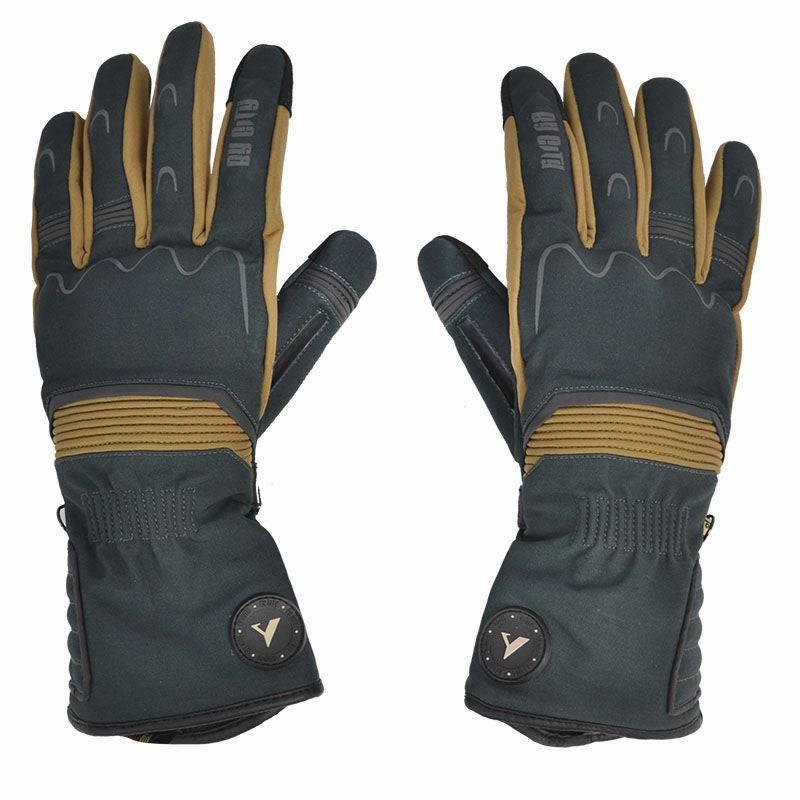 Touring MAN ウインター グローブ グリーン/ベージュ By City 2