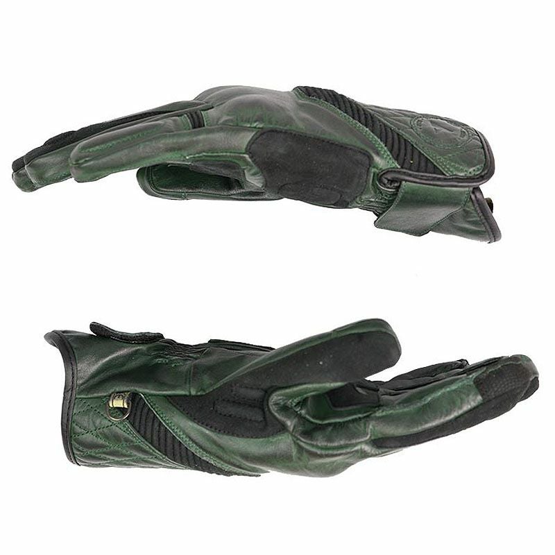 CAFE 3 MAN ウインター レザーグローブ グリーン By CityCAFE 3 MAN ウインター レザーグローブ グリーン By City 3