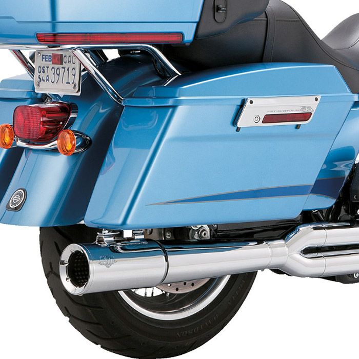 1995～2016 ツーリング 4.5インチ スリップオンマフラー スムース