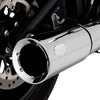 M8 ソフテイル プロパイプ 2-1 フルエキゾーストマフラー PCX仕様 (クローム) バンスアンドハインズ3