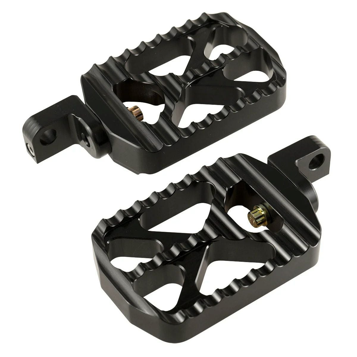 スポーツスター フォーティ―エイト、セブンティーツー、ロードスター ベアクロウ ライダーフットペグ （ブラック) ジョーカーマシン