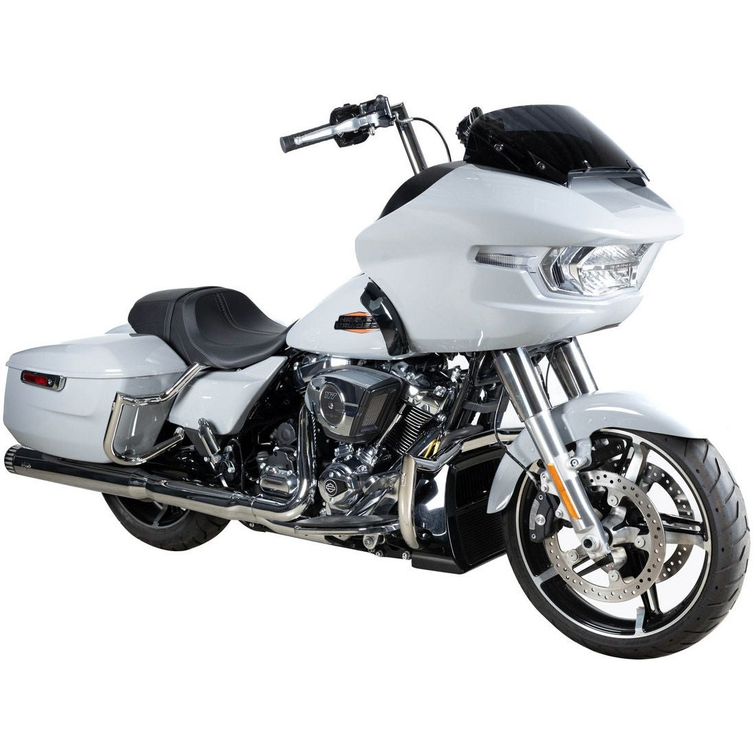 2024以降 ロードグライド スロットルシリーズ 1.5インチ径 ハンドルバー 12インチ (クローム) ファクトリー473