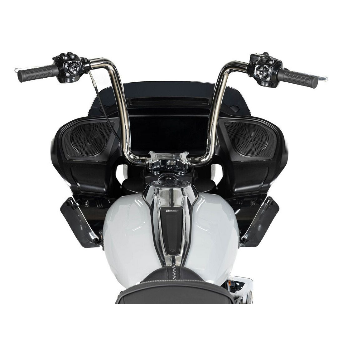 2024以降 ロードグライド ドリフターシリーズ 1.5インチ径 ハンドルバー 14インチ (クローム) ファクトリー473