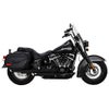 M8 ソフテイル ヘリテイジクラシック、デラックス 3インチ・ツインスラッシュ スリップオンマフラー PCX仕様 (ブラック) バンスアンドハインズ2