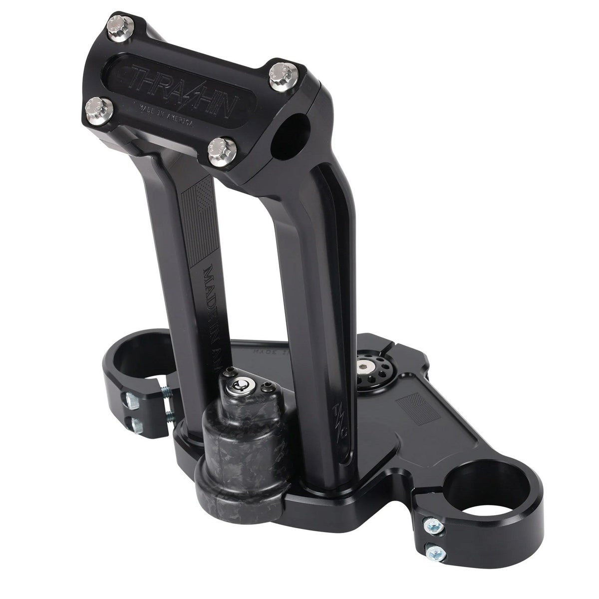 2024以降 ロードグライド トップトリプルツリー (ブラック) スラッシンサプライ10