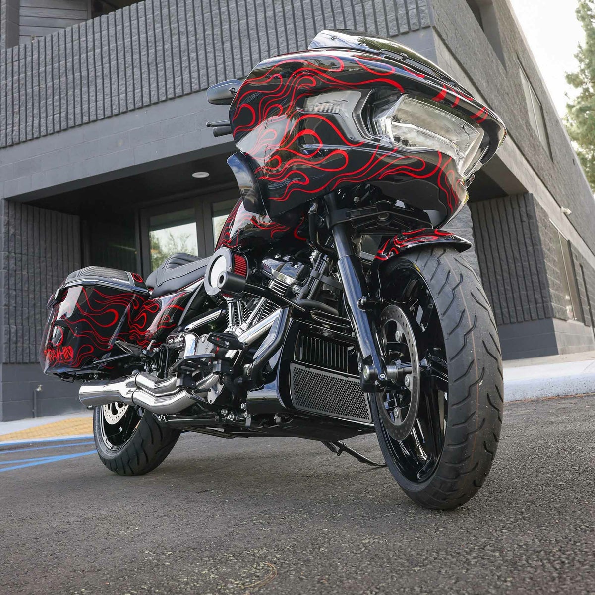 2024以降 ロードグライド ボトムトリプルツリー (ブラック) スラッシンサプライ6