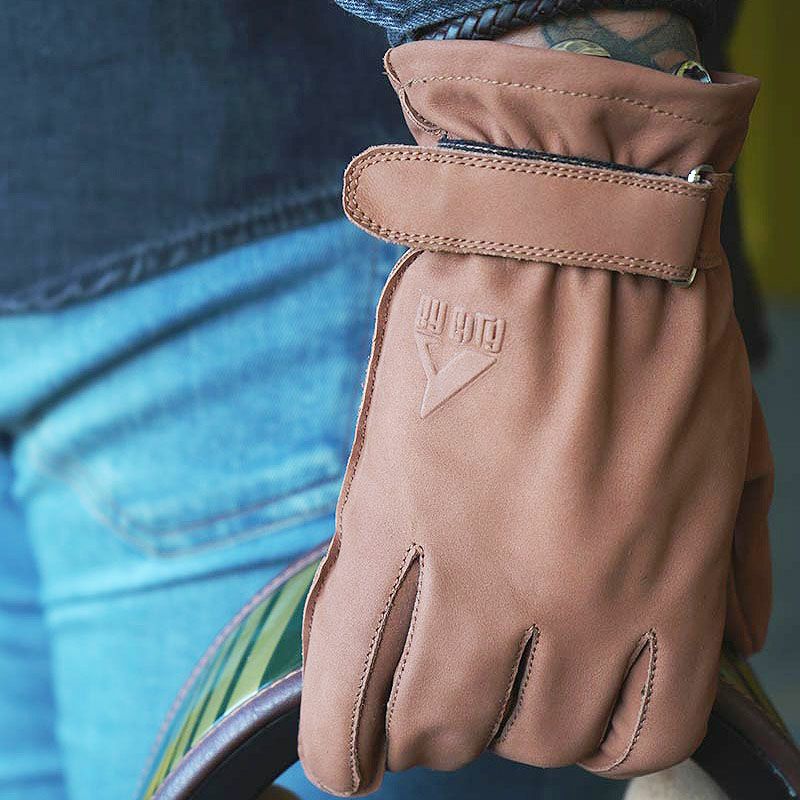 TEXAS MAN スエード調 レザーグローブ ブラウン By City 5