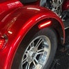 トライク用 LEDフェンダーリフレクターライト (レッドレンズ) カスタムダイナミクス