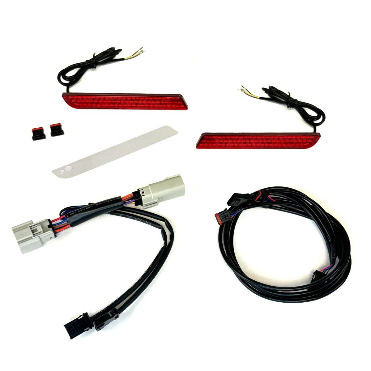 トライク用 LEDフェンダーリフレクターライト (レッドレンズ) カスタムダイナミクス