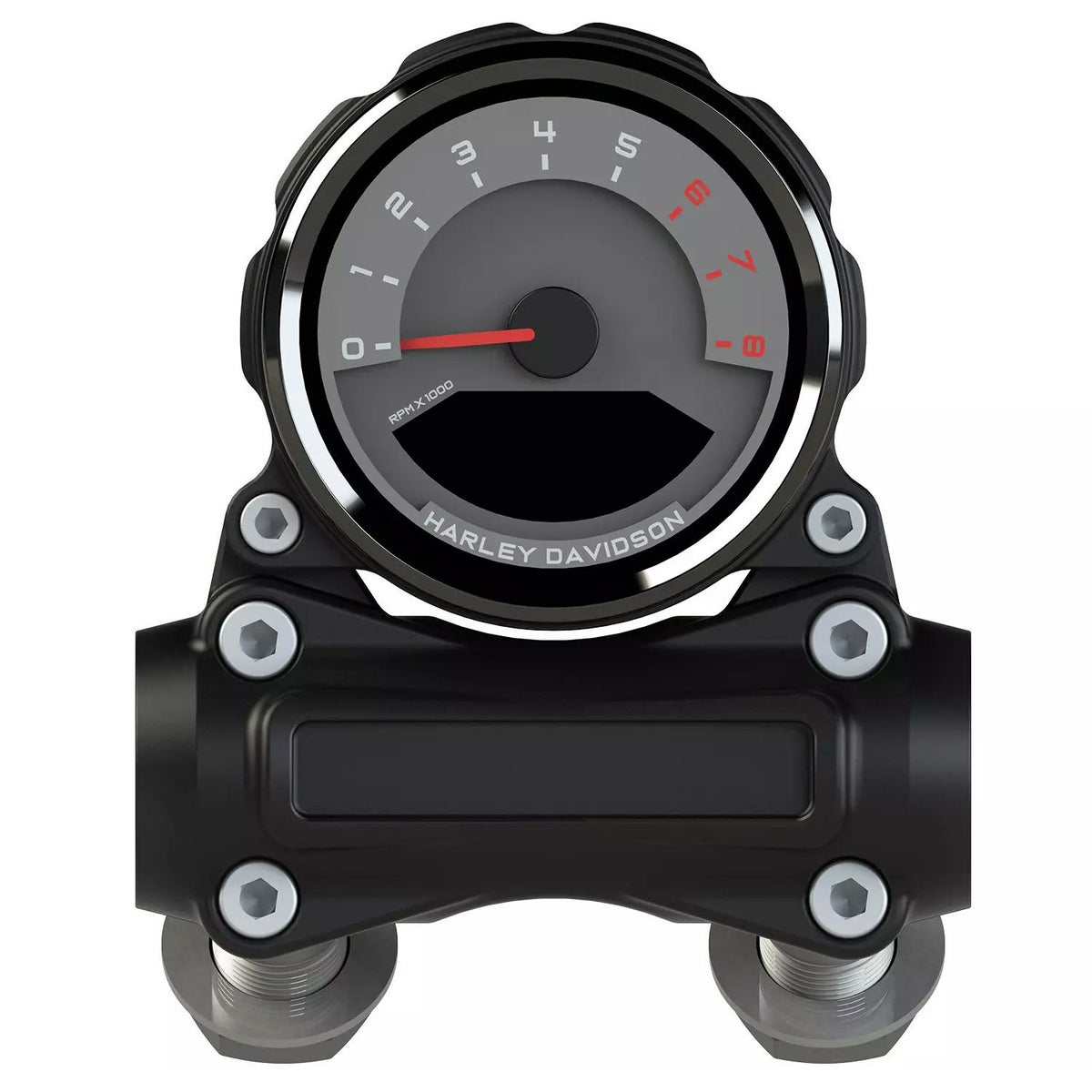 ローライダーS アトラス ハンドルバー用 メーターマウント付ライザー (マットブラック) サンダーバイク4