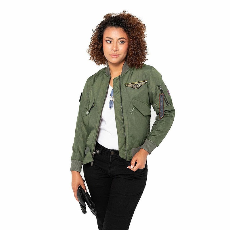 MAVERIK LADY レディース ウインター ジャケット グリーン By City 4