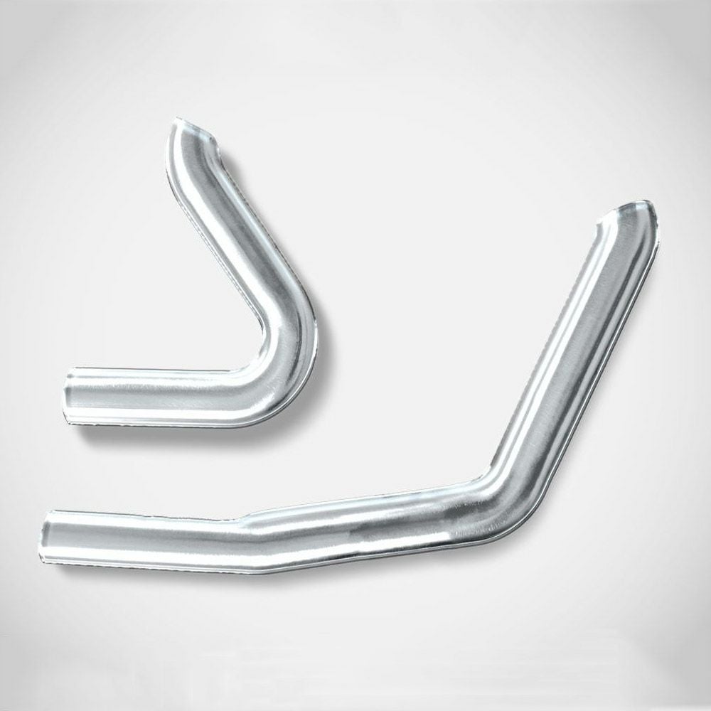  M8ソフテイル ブレイクアウト、ファットボーイ、ファットボブ 2-1 フルエキゾーストマフラー用 ヒートシールド (ポリッシュ) ザード