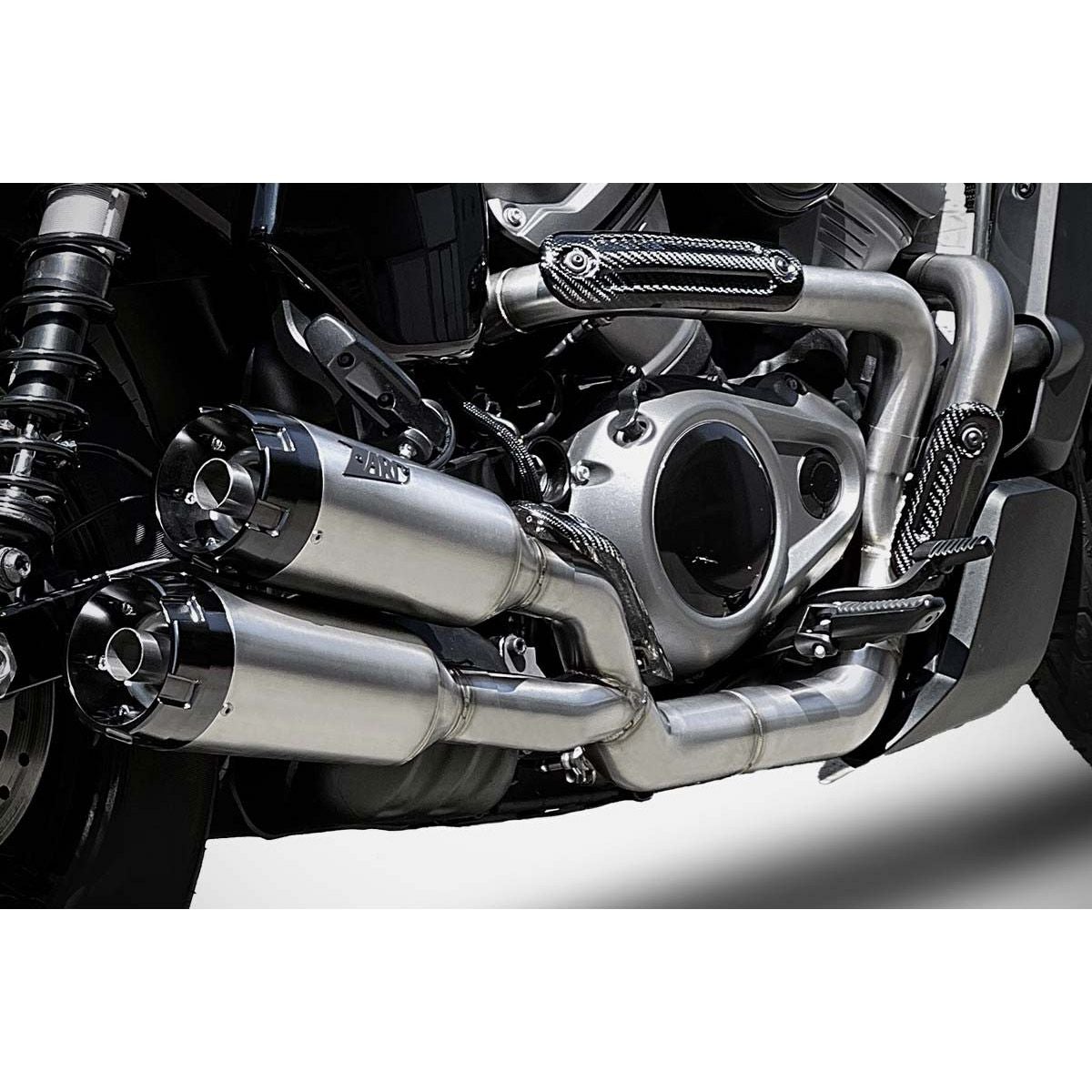 ナイトスター RH975/S 2-1-2 フルエキゾーストマフラー EURO5 (チタンシルバー) ザード1