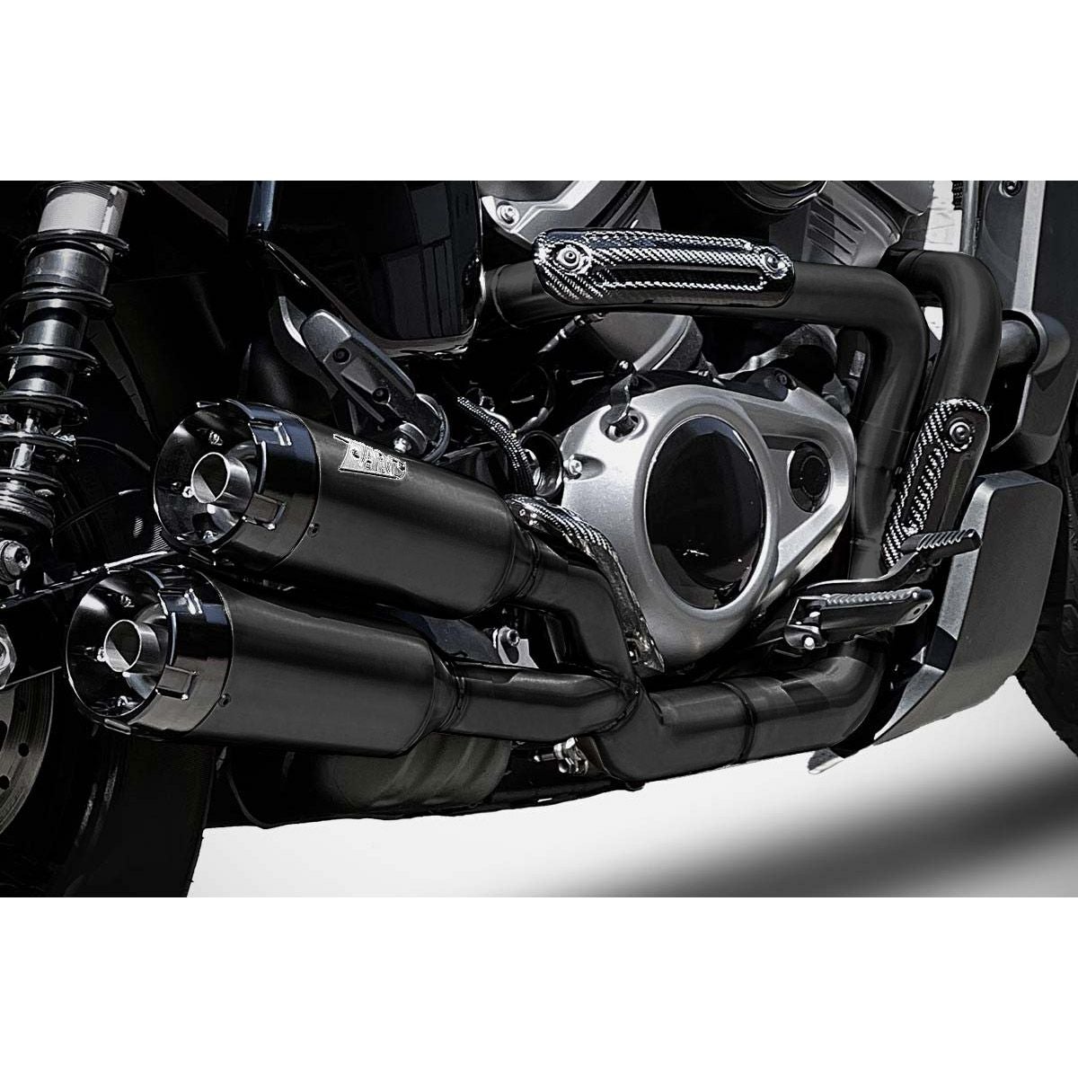 ナイトスター RH975/S 2-1-2 フルエキゾーストマフラー EURO5 (ブラック) ザード1