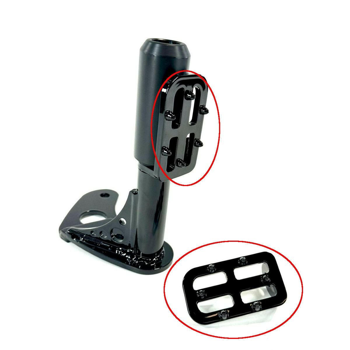 バンキン ハーレー リアクラッシュバー用 パッセンジャーフットレストパッド