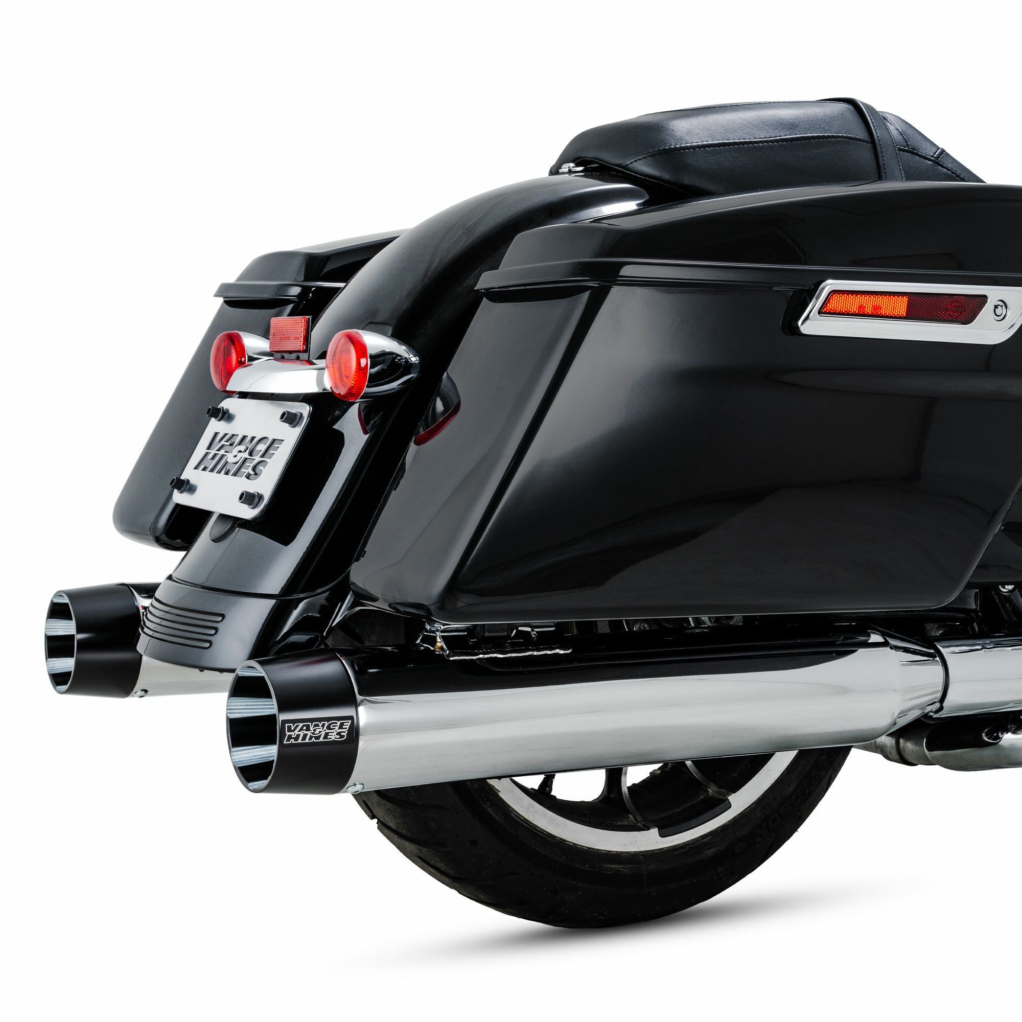 CFR M8ツーリング 4.5インチ スリップオンマフラー ダブルフルーテッド