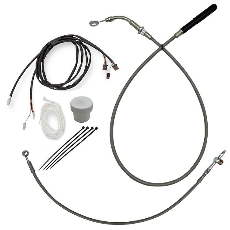 2021～2023 ストリートグライド、エレクトラグライド 16インチハンドル用 イージーインストールキット (ステンレス) ファットバガー