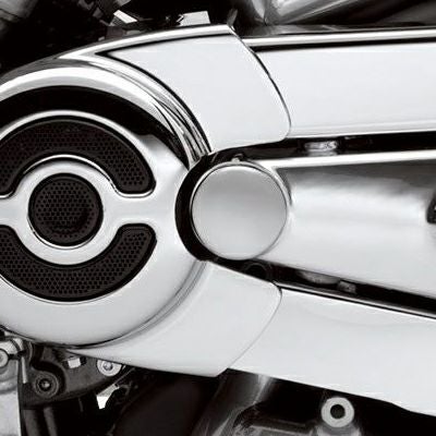 FXR Harley Davidson 純正 スイングアームピボット 左右 セール】スイングアーム・ピボットボルトカバーキット クローム