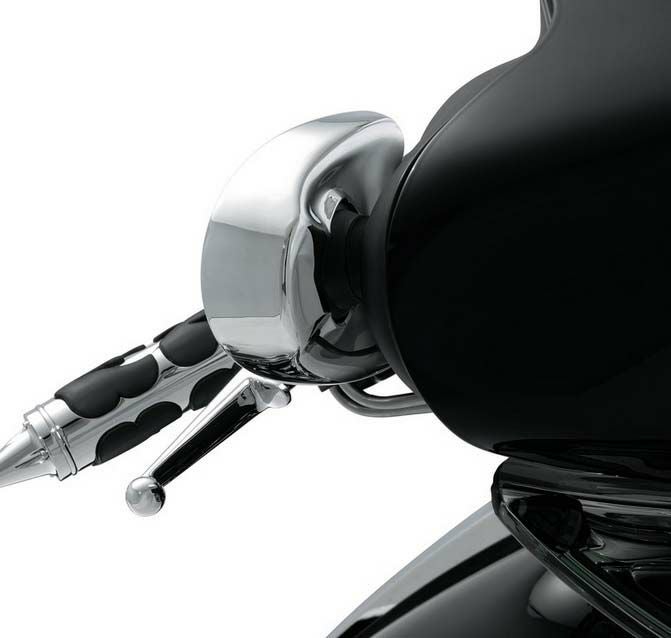 クリアキン　クローム・ミラーキャップ　ストリートグライド-02