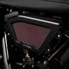 Screamin Eagle エクストリームウェッジ・ハイフローエアクリーナー (ブラック) 【CVOロードグライド/ストリートグライド】