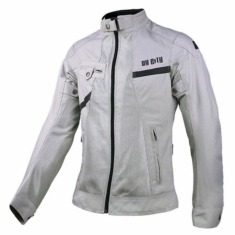 SUMMER ROUTE LADY レディース バイクジャケット ホワイト By City