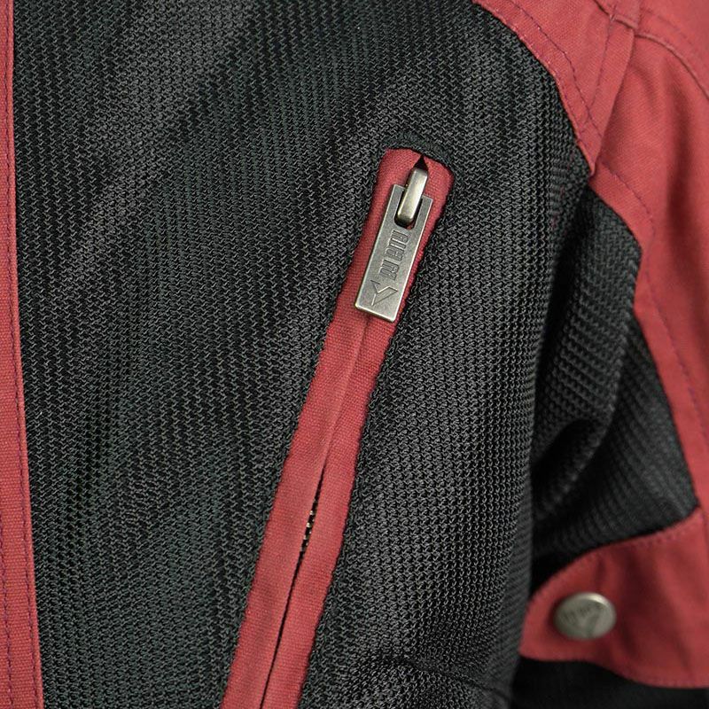 TENEREE VENTY 3 LADY レディース バイクジャケット バーガンディー By City 4