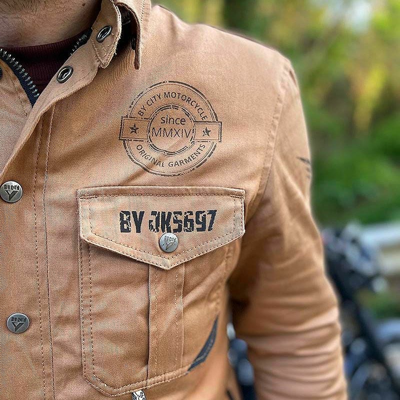 SUV MAN バイクジャケット ベージュ By City