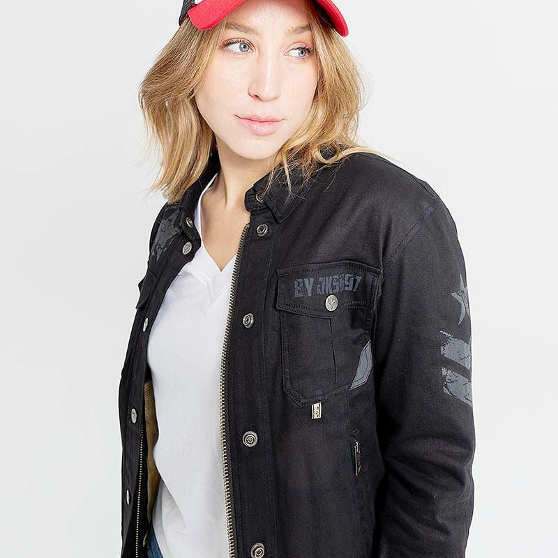 SUV LADY レディース バイクジャケット ブラック By City 6