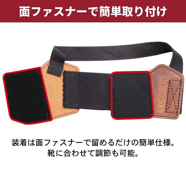 デグナー G-11 レザーシフトガード (ブラック)3