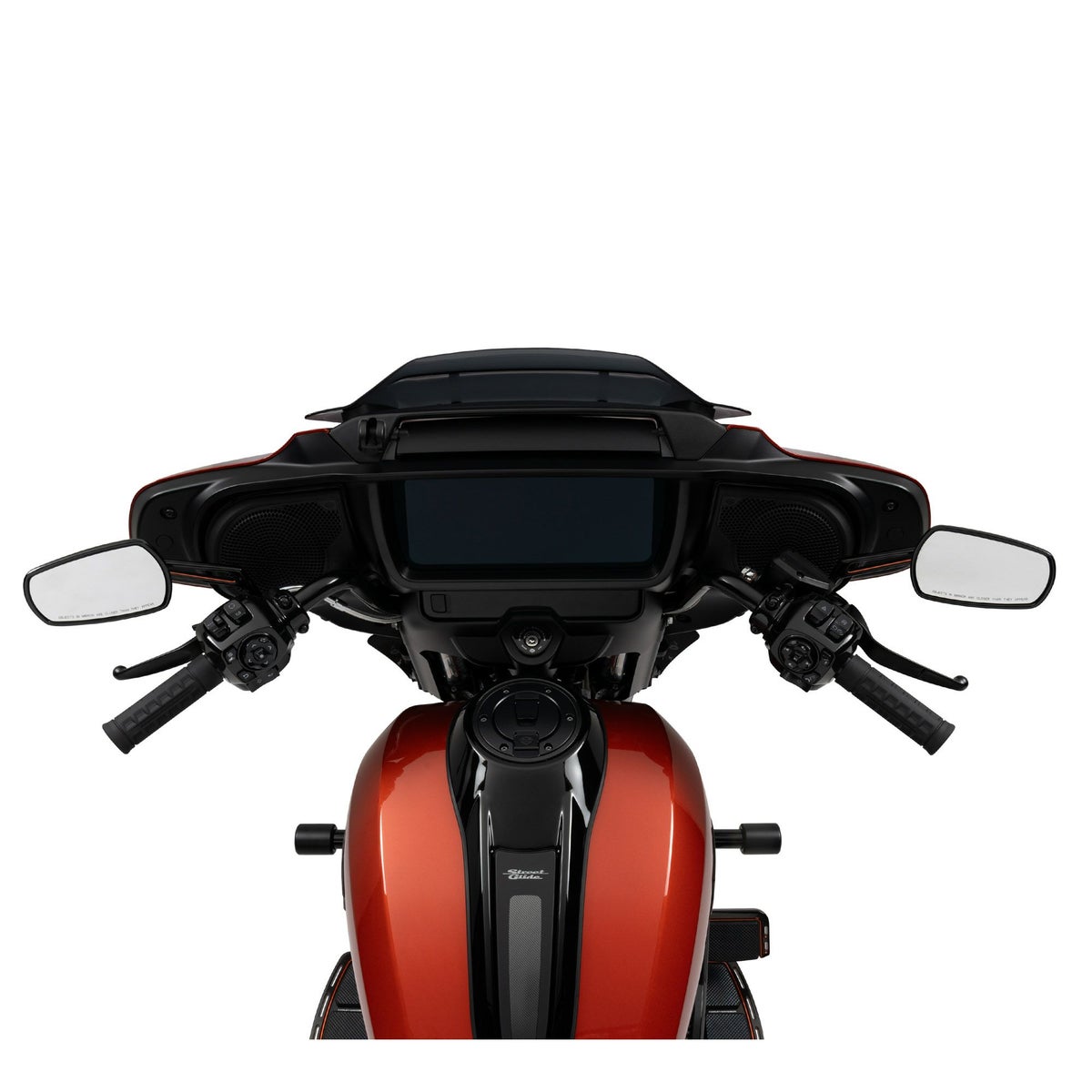 2024以降 ストリートグライド バットウィング トールボーイハンドルバー (グロスブラック)2